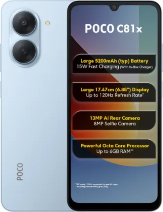 Sell Old Sell Old Poco C81X in Delhi NCR in Delhi NCR